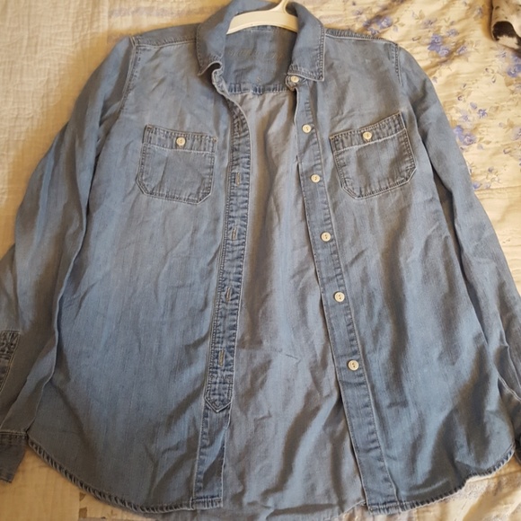 Denim button down shirt - Picture 2 of 3